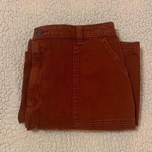 Wide Leg Burnt Orange Pants